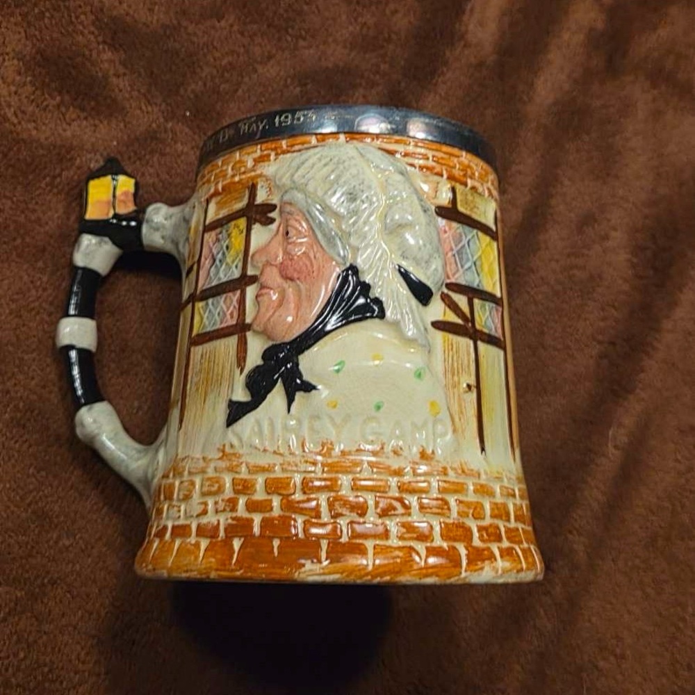 Lancaster Sandland Character Toby Mug/Stein Tony Weller & Sairey Gamp England
